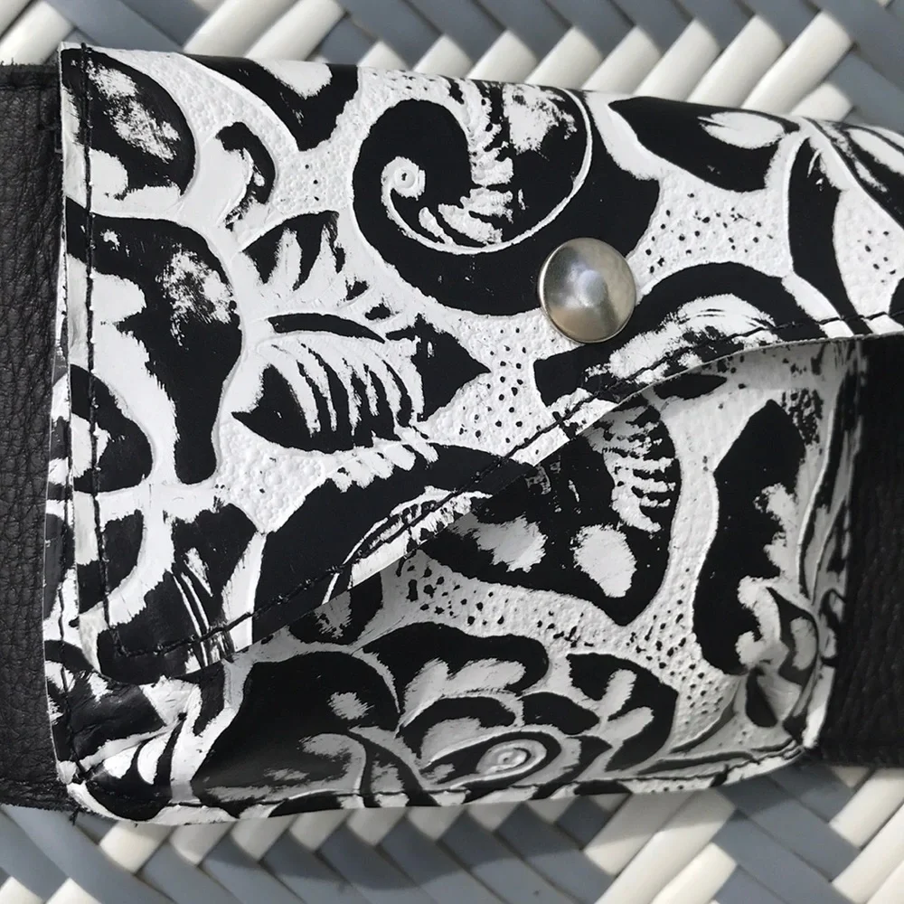 Free people x leatherock corset pouch belt new s/m